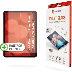 Displex Tablet Glass, verre de protection pour tablette (1 pièce(s), iPad Air 2022 (5e génération), iPad Air 2020 (4. Gen), iPad Pro 11 2018 (1. Gen), iPad Pro 11 2020 (2. Gen), iPad Pro 11 2021 (3ème génération)), Film de protection pour tablette pas cher