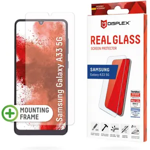 Displex Real Glass, 2D Panzerglas (1 pièce(s), Samsung Galaxy A33 5G), Téléphone portable : film de protection, Transparent pas cher