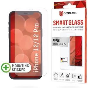 Displex Smart Glass, Displayschutzfolie (1 pièce(s), Apple iPhone 12, Realme 12 Pro+), Téléphone portable : film de protection, Transparent pas cher