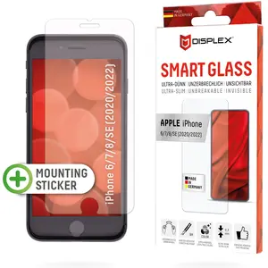 Displex Smart Glass, Displayschutzfolie (1 pièce(s), Apple iPhone 7, Apple iPhone SE (2ème génération), Apple iPhone SE (3ème génération), Apple iPhone 6, Apple iPhone 8), Téléphone portable : film de protection, Transparent pas cher