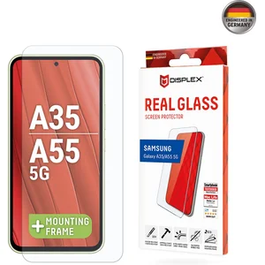 Displex Real Glass Premium Screenprotector met Applicator voor Samsung Galaxy A55/A35 - Transparant pas cher