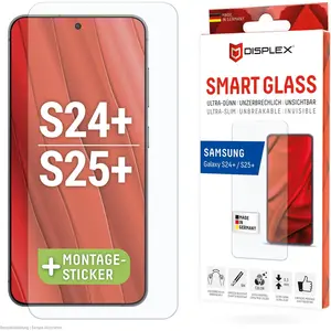 Displex Smart Glass, Displayschutzfolie (1 pièce(s), Samsung Galaxy S24+, Samsung Galaxy S25+), Téléphone portable : film de protection, Transparent pas cher