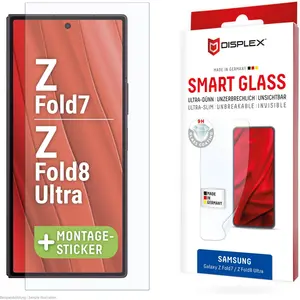 Displex Verre intelligent 2D (Samsung Galaxy Z Fold7), Téléphone portable : film de protection, Transparent pas cher