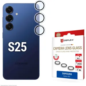 Displex Premium Camera Lens Glass, Kamera Schutzglas, Einzelringe (1 pièce(s), Samsung Galaxy S25), Téléphone portable : film de protection, Transparent pas cher