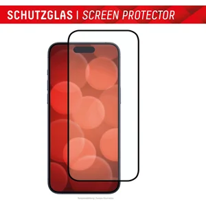 Protection d'écran - DISPLEX - iPhone 15/15 Pro - Verre trempé - 10H - Full Cover pas cher