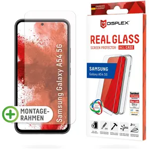Displex Real Glass, 2D Panzerglas + Handyhülle (1 pièce(s), Samsung Galaxy A54 5G), Téléphone portable : film de protection, Transparent pas cher