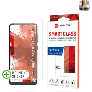 Displex Premium Smart Glass Screenprotector voor Samsung Galaxy A25 / A24 4G - Transparant pas cher