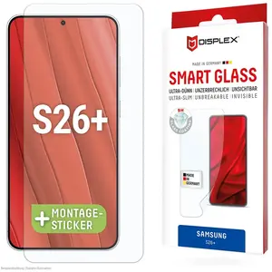 Displex Smart Glass, Displayschutzfolie (1 pcs, Samsung Galaxy S26+), Téléphone portable : film de protection, Transparent pas cher