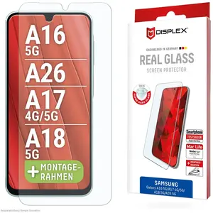 Displex Real Glass Samsung (1 pièce(s), Oppo A16), Téléphone portable : film de protection, Transparent pas cher