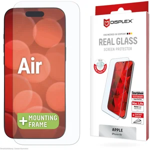 Displex Real Glass, 2D Panzerglas (1 pièce(s), Apple iPhone Air), Téléphone portable : film de protection, Transparent pas cher