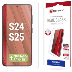 Displex Real Glass Premium Screenprotector met Applicator voor Samsung Galaxy S24 - Transparant pas cher