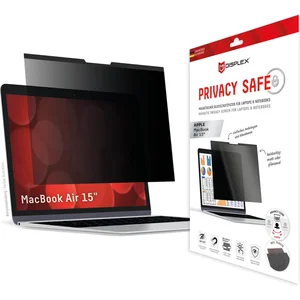 Displex Privacy Safe Magnetische Screenprotector Geschikt voor de MacBook Air 15 inch - A2941 / A1707 / A1990 / A1398 pas cher