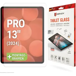 Verre trempé pour iPad Pro 13 (2024) - Displex Premium Tablet FlexiGlass - Transparent pas cher