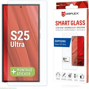 Displex Smart Glass, Displayschutzfolie (1 pièce(s), Samsung Galaxy S25 Ultra), Téléphone portable : film de protection, Transparent pas cher