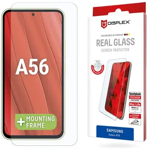Displex Real Glass, 2D Panzerglas (1 pièce(s), Samsung Galaxy A56), Téléphone portable : film de protection, Transparent pas cher