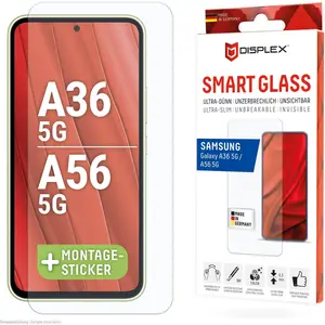 Displex Smart Glass, Displayschutzfolie (1 pièce(s), Samsung Galaxy A56), Téléphone portable : film de protection, Transparent pas cher