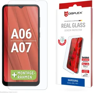 Displex Real Glass, 2D Panzerglas (1 pièce(s), Samsung Galaxy A06), Téléphone portable : film de protection, Transparent pas cher