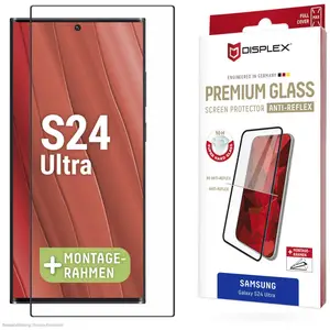 Displex Premium Glass, Full Cover Anti-Reflex Panzerglas (1 pièce(s), Samsung Galaxy S24 Ultra), Téléphone portable : film de protection, Transparent pas cher