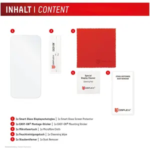 Displex Smart Glass, Displayschutzfolie (1 pièce(s), Apple iPhone 16 Pro Max), Téléphone portable : film de protection, Transparent pas cher