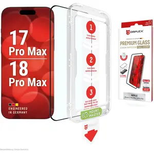 Displex Verre Premium mm (1 pcs, Apple iPhone 17 Pro Max), Téléphone portable : film de protection, Transparent pas cher