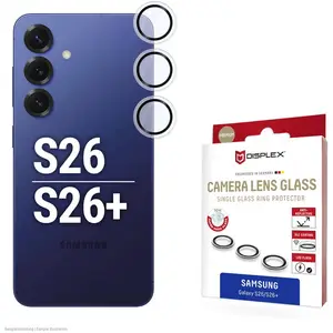 Displex Premium Camera Lens Glass, Kamera Schutzglas, Einzelringe (1 pcs, Samsung Galaxy S26, Samsung Galaxy S26+), Téléphone portable : film de protection, Transparent pas cher