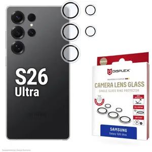 Displex Premium Camera Lens Glass, Kamera Schutzglas, Einzelringe (1 pcs, Samsung Galaxy S26 Ultra), Téléphone portable : film de protection, Transparent pas cher