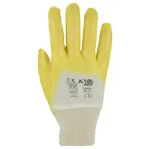 Asatex, Gants de protection, Gant, nitrile, taille 8, jaune (8) pas cher