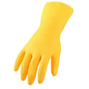 Asatex, Gants de protection, Gant de ménage, taille 7, jaune (7) pas cher