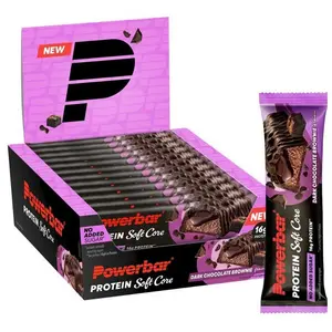 Powerbar Boîte De Barres énergétiques Protein Soft Core 48g Dark Chocolate Brownie 12 Unités pas cher