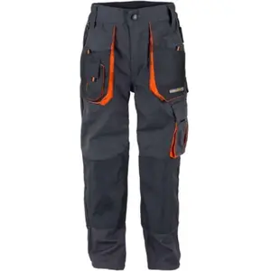 Terrax Workwear Terratrend Werkbroek 3230 Grijs/Oranje - grijs - 46