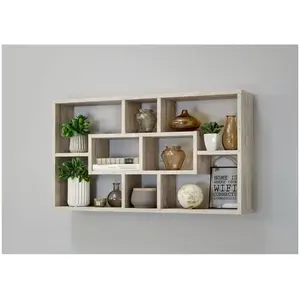 FMD Lasse, chêne sable, 85 x 16 x 47,5 cm pas cher