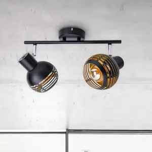 Näve, Applique + plafonnier, Plafonnier 2 spots Casco (E27) pas cher