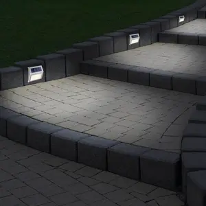 Näve, Éclairage d'extérieur, Set de 4 lampes solaires à LED (IP44) pas cher