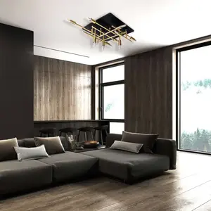 Näve, Applique + plafonnier, Plafonnier LED ANCONA L : 51 cm avec rétroéclairage (310 lm, G9) pas cher