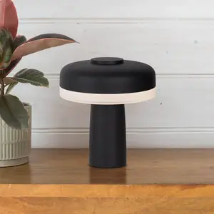 Tafellamp "Pilu" Lampje Metaal-Kunststof draadloos USB geïntegreerde L... pas cher