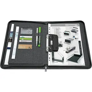 WEDO 58352412,Porte-documents COLLEGE A4 à 2 anneaux - gris pas cher