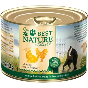 Best Nature Adult 6 x 200 g pour chat - volaille, foie pas cher