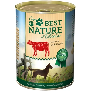 Best Nature Adult 6 x 400 g pour chien - boeuf, riz, huile de carthame pas cher