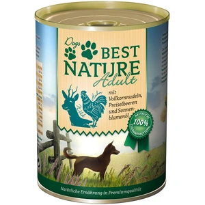 Best Nature Adult 6 x 400 g pour chien - gibier, poulet, pâtes pas cher