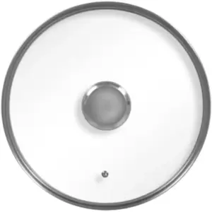 DURANDAL Couvercle plat en verre cerclé inox Légende 24 cm pas cher