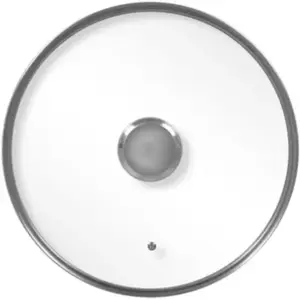 DURANDAL Couvercle plat en verre cerclé inox Légende 28 cm pas cher