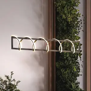 Fischer & Honsel Gwen - Moderne LED Hanglamp - 29W - Dimbaar - 3 lichtkleuren - Zwart pas cher