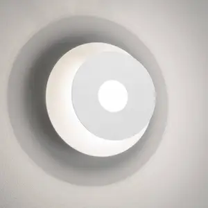 Applique Led intégrée ronde blanche - Fischer & Honsel - Hennes pas cher