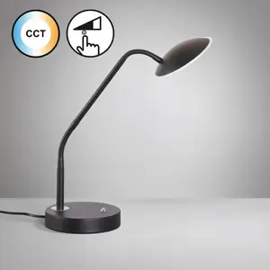 Fischer & Honsel - Tafellamp Tallri - 1x LED 7,5 W (incl.) - Zwarte Za...