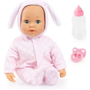 Bayer Design 93822AA Poupon Anna, biberon et tétine, corps souple, yeux endormis, qui parle, poupée interactive, 38 cm pas cher