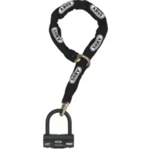 Comparateur de prix : ABUS ANTIVOL MOTO U58 Homologué SRA+CHAINE120CMLOOP