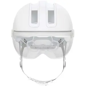 Comparateur de prix : Casque de ville ABUS HUD-Y ACE - casque de vélo stylé avec visière et feu arrière LED magnétique et rechargeable - pour femmes et hommes - Noir, taille M