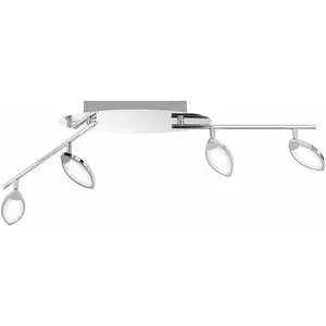 WOFI Plafonnier led cuisine plafonnier led moderne 4 flammes spot de p... pas cher