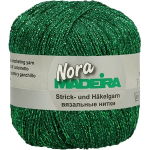 Fil à crocheter et à tricoter métallisé Nora Madeira - 25GR(...) - 358 Vert pas cher