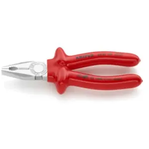 Comparateur de prix : Pince universelle isolée VDE 180mm - KNIPEX - 03 07 180 - Rouge - Acie...
